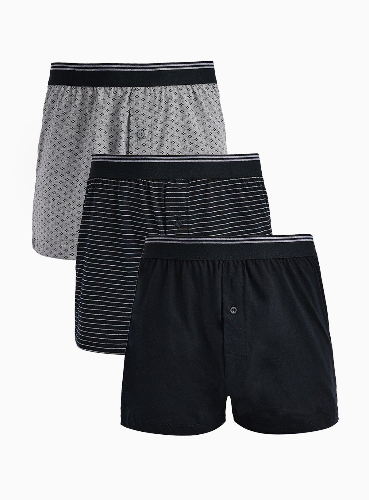 Jersey Boxer Shorts 3-Pack XL - Image 1 thumbnail
